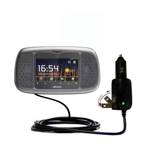 Car & Home 2 in 1 Charger compatible with the Archos 35 Home Connect
