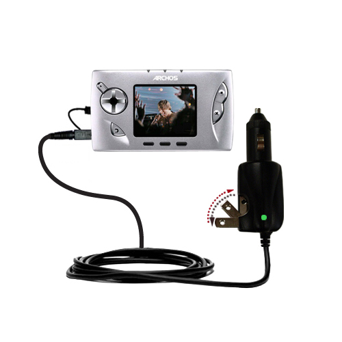 Car & Home 2 in 1 Charger compatible with the Archos Gmini 400 402