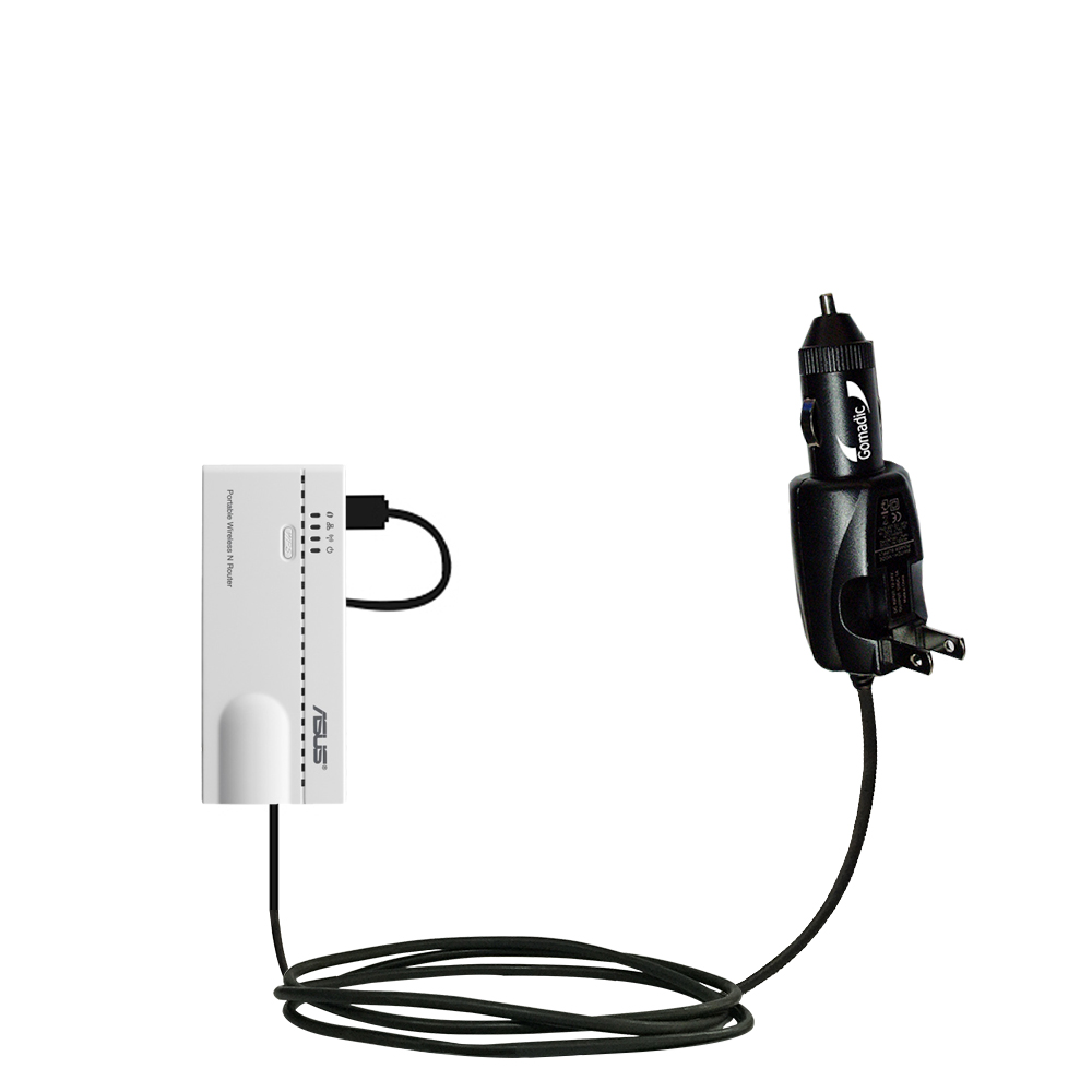 Car & Home 2 in 1 Charger compatible with the Asus WL-330N