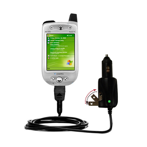 Car & Home 2 in 1 Charger compatible with the Audiovox 5050 Pocket PC Phone