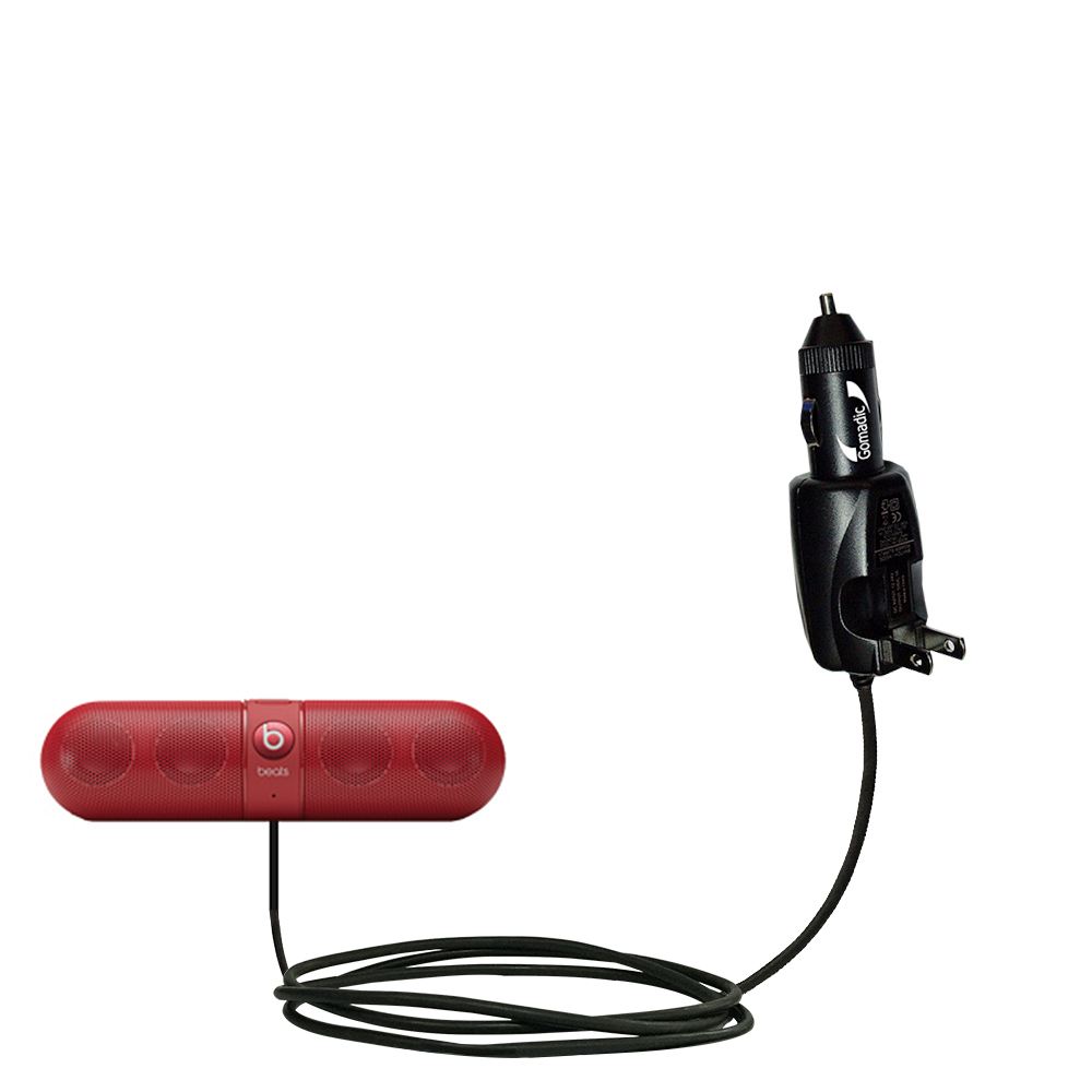 Car & Home 2 in 1 Charger compatible with the Beats By Dre Pill