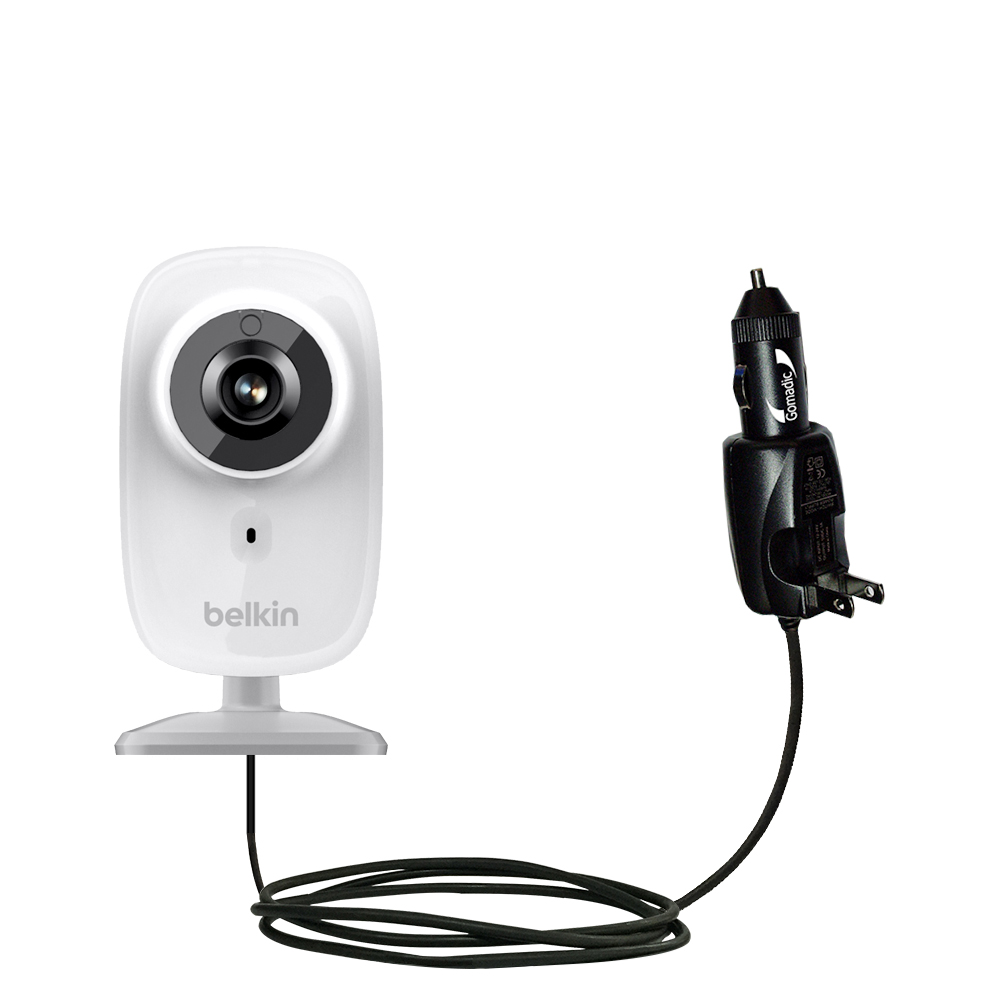 Car & Home 2 in 1 Charger compatible with the Belkin NetCam HD