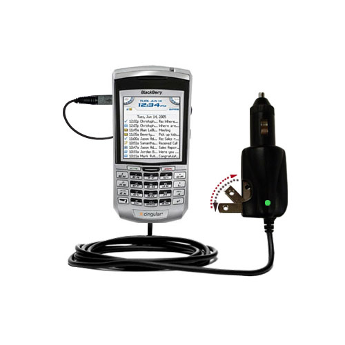 Car & Home 2 in 1 Charger compatible with the Blackberry 7100 7105 7130 7150