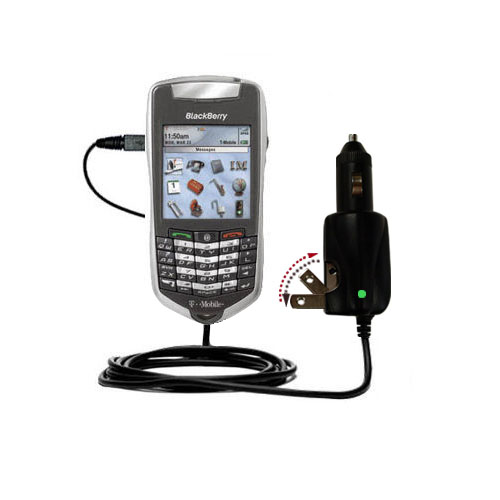 Car & Home 2 in 1 Charger compatible with the Blackberry 7105t