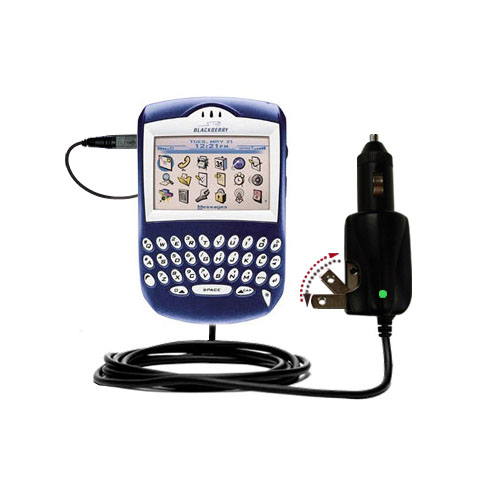 Car & Home 2 in 1 Charger compatible with the Blackberry 7280