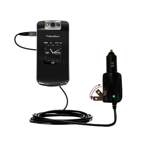 Car & Home 2 in 1 Charger compatible with the Blackberry 8210 8220 8230