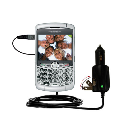 Car & Home 2 in 1 Charger compatible with the Blackberry 8300 Curve