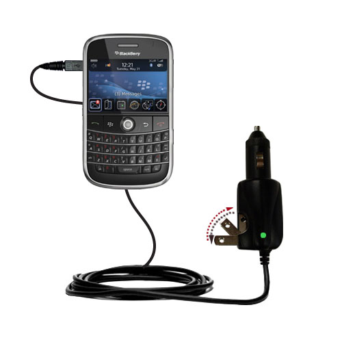Car & Home 2 in 1 Charger compatible with the Blackberry 9000