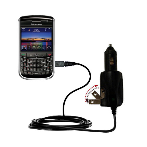 Car & Home 2 in 1 Charger compatible with the Blackberry 9630