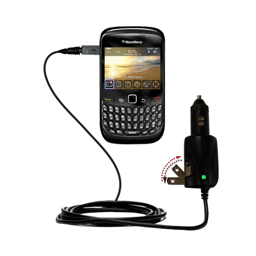 Car & Home 2 in 1 Charger compatible with the Blackberry Curve 8520