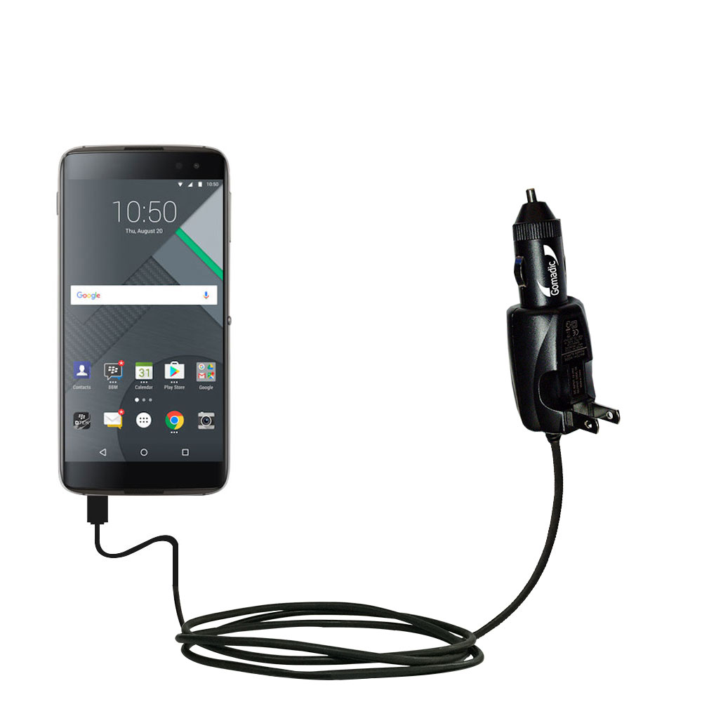 Car & Home 2 in 1 Charger compatible with the Blackberry DTEK50