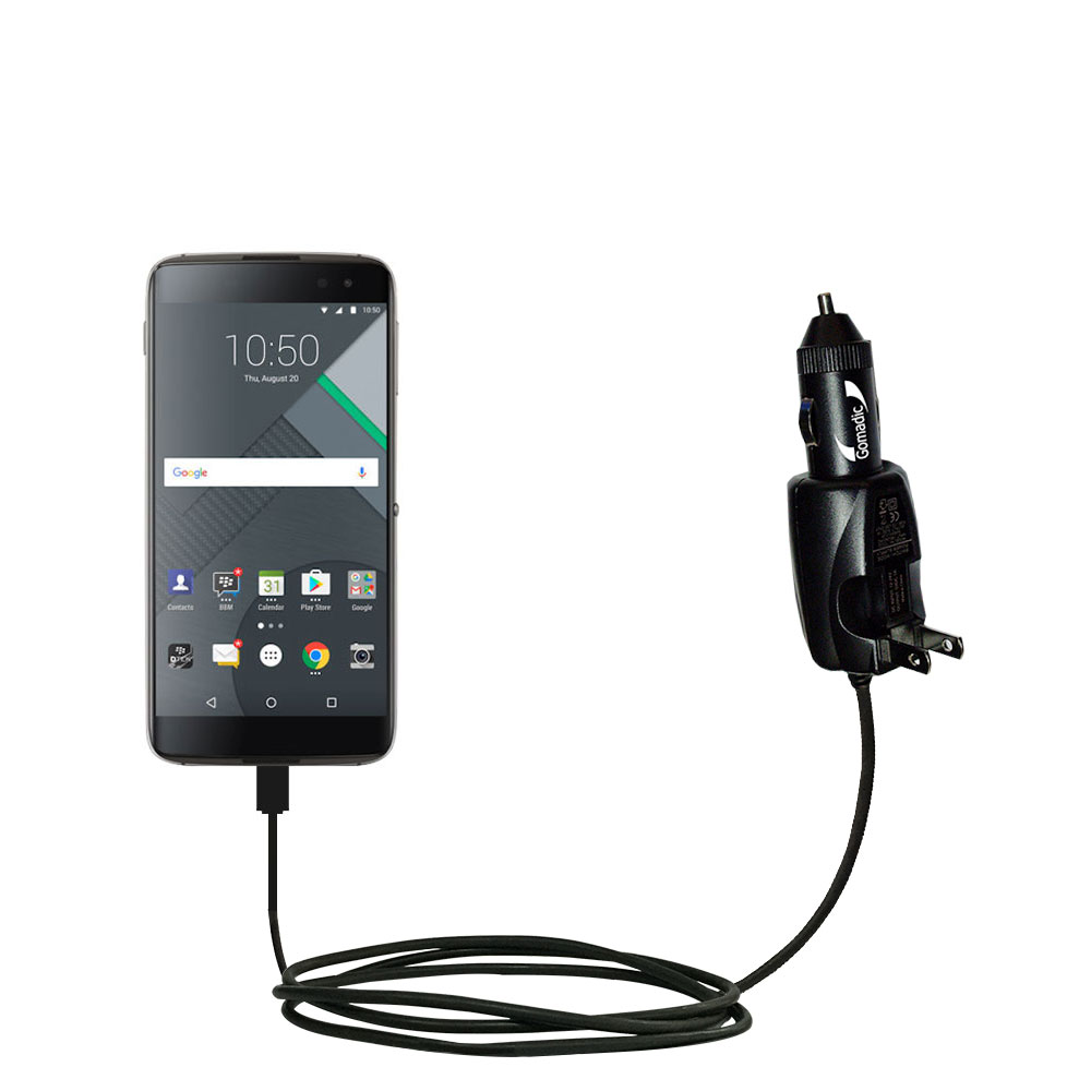 Car & Home 2 in 1 Charger compatible with the Blackberry DTEK60