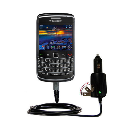 Car & Home 2 in 1 Charger compatible with the Blackberry Onyx III