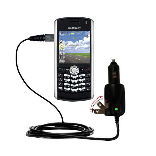 Car & Home 2 in 1 Charger compatible with the Blackberry Pearl 2
