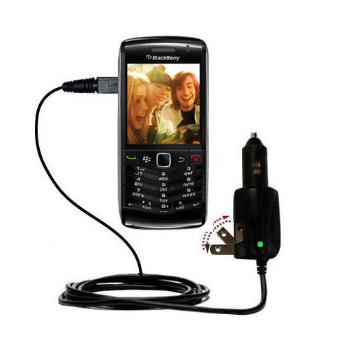 Car & Home 2 in 1 Charger compatible with the Blackberry Pearl 9105