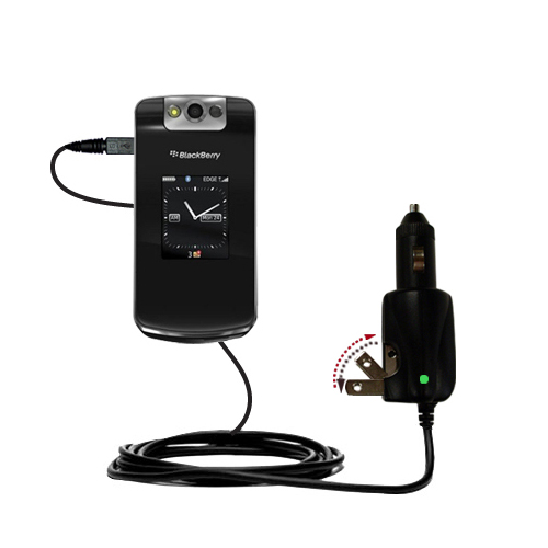 Car & Home 2 in 1 Charger compatible with the Blackberry Pearl Flip
