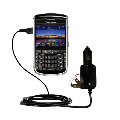 Car & Home 2 in 1 Charger compatible with the Blackberry Style