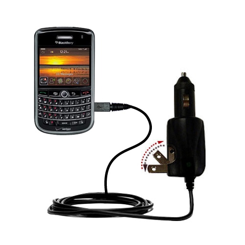 Car & Home 2 in 1 Charger compatible with the Blackberry Tour