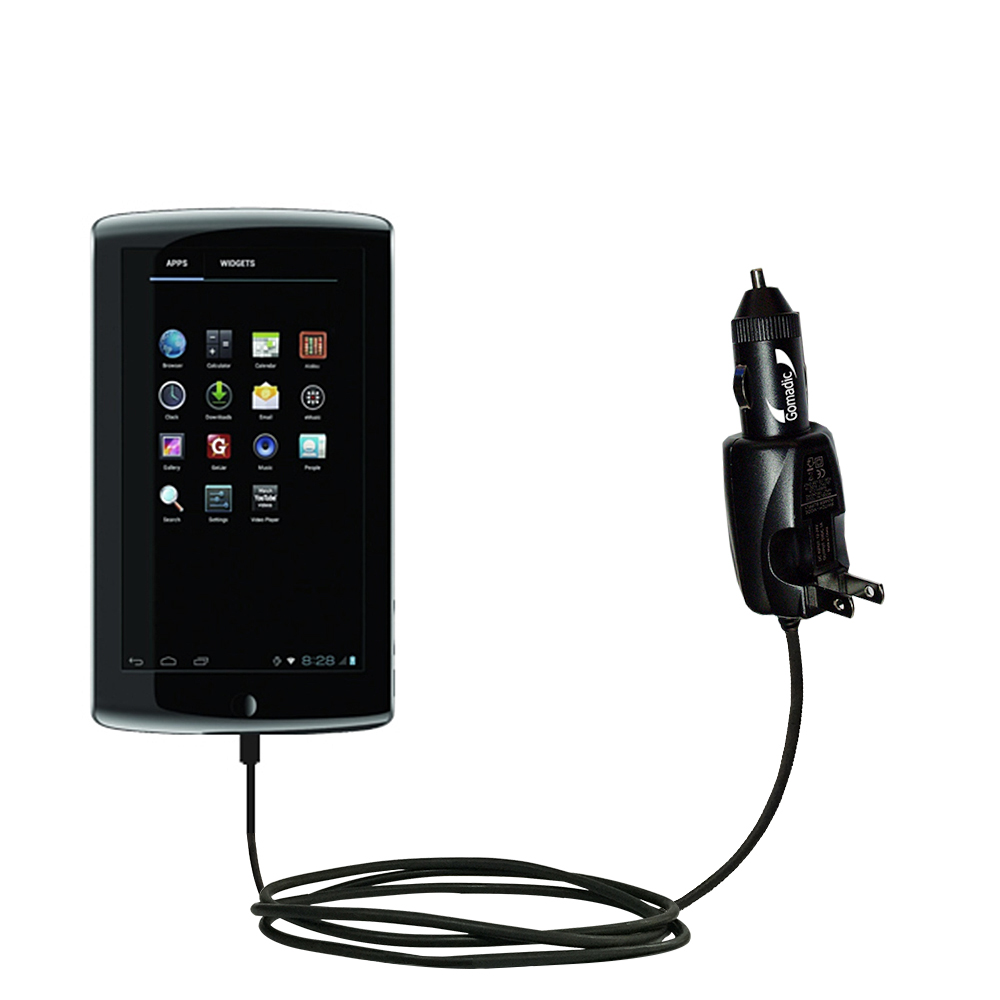 Car & Home 2 in 1 Charger compatible with the Coby KYROS MID7034 MID7035 MID7036