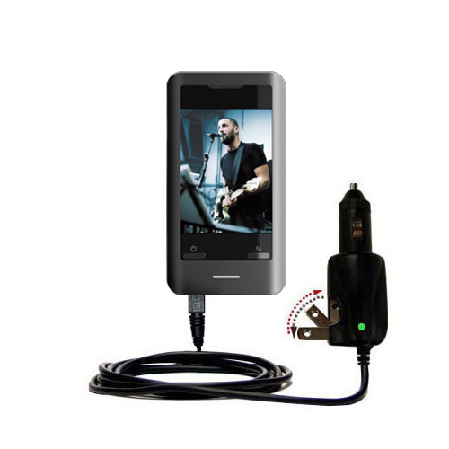 Car & Home 2 in 1 Charger compatible with the Coby MP827