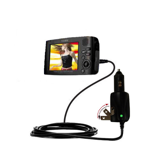 Car & Home 2 in 1 Charger compatible with the Coby PMP-3521