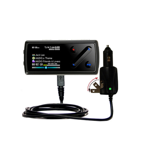 Car & Home 2 in 1 Charger compatible with the Cowon iAudio 7