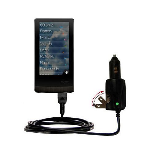 Car & Home 2 in 1 Charger compatible with the Cowon J3