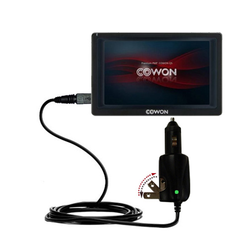 Car & Home 2 in 1 Charger compatible with the Cowon Q5W