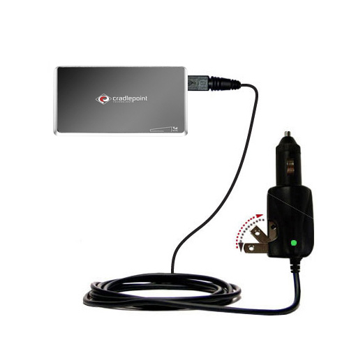 Car & Home 2 in 1 Charger compatible with the Cradlepoint CBA250 Mobile Broadband Router