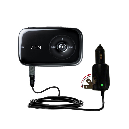 Car & Home 2 in 1 Charger compatible with the Creative Zen Stone
