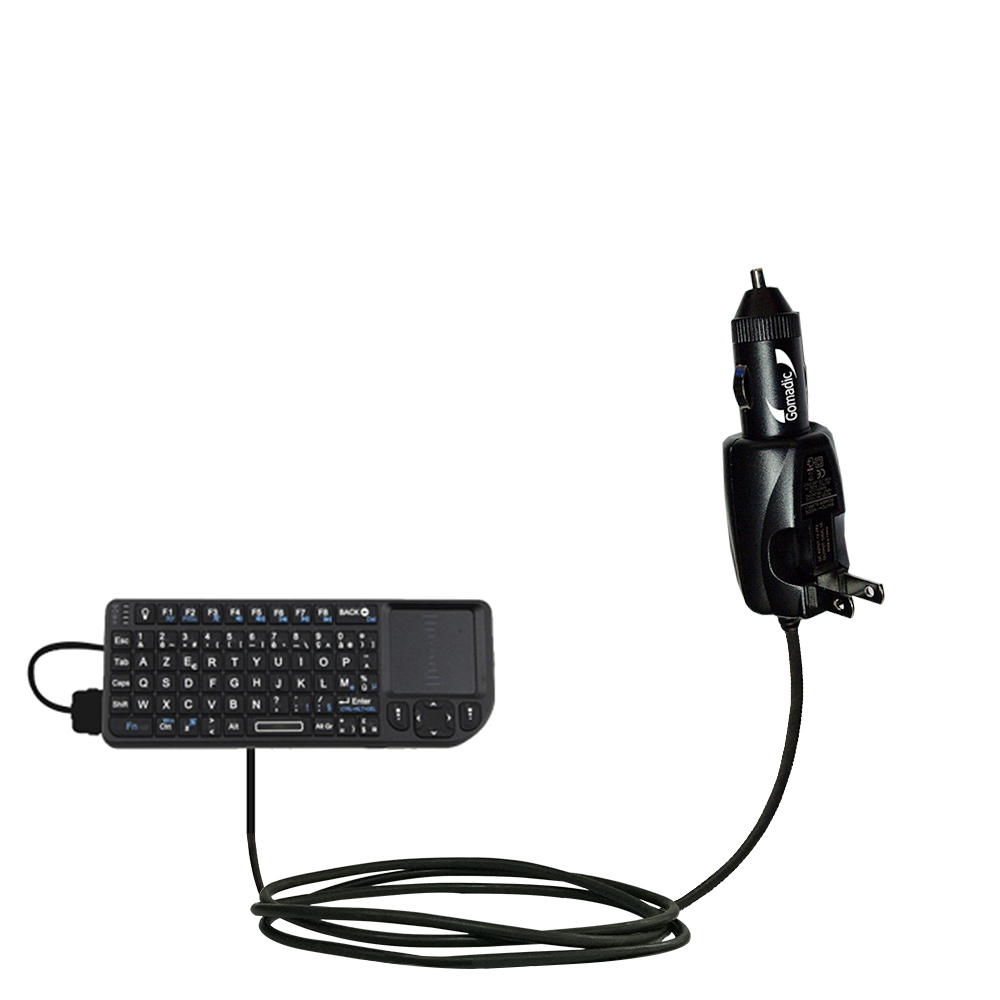 Car & Home 2 in 1 Charger compatible with the DBTech Mini keyboard