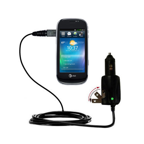 Car & Home 2 in 1 Charger compatible with the Dell Aero