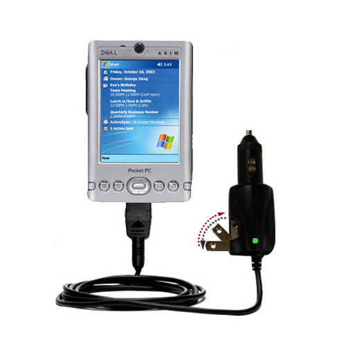 Car & Home 2 in 1 Charger compatible with the Dell Axim x30