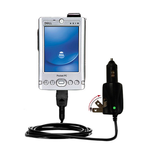 Car & Home 2 in 1 Charger compatible with the Dell Axim x3i