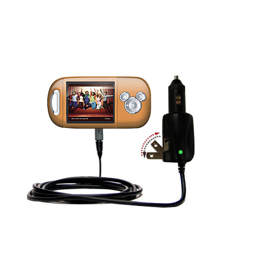 Intelligent Dual Purpose DC Vehicle and AC Home Wall Charger suitable for the Disney High School Musical Mix Max Player DS19005 - Two critical functions; one unique charger - Uses Gomadic Brand TipExchange Technology