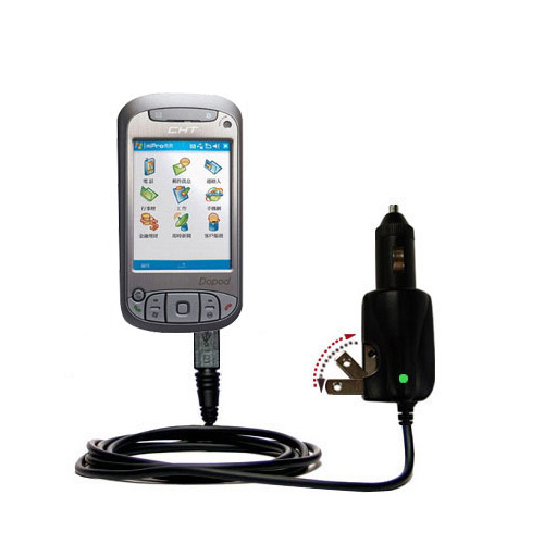 Car & Home 2 in 1 Charger compatible with the Dopod d9000