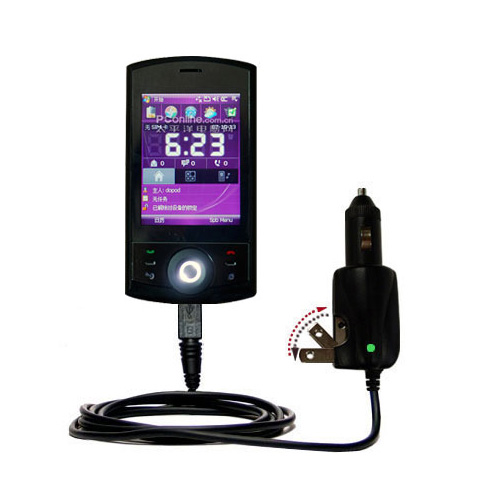 Car & Home 2 in 1 Charger compatible with the Dopod P860