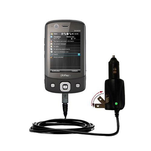 Car & Home 2 in 1 Charger compatible with the ETEN DX900