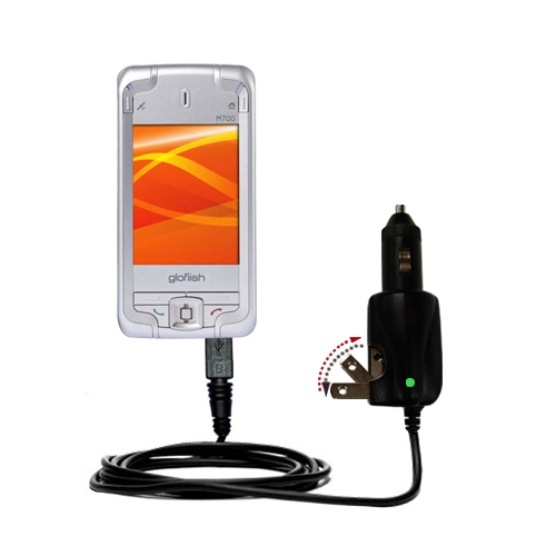 Car & Home 2 in 1 Charger compatible with the Eten Glofiish M700