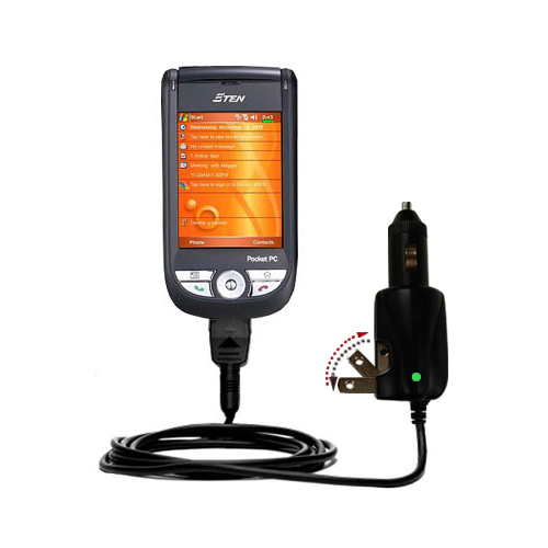 Car & Home 2 in 1 Charger compatible with the ETEN M600