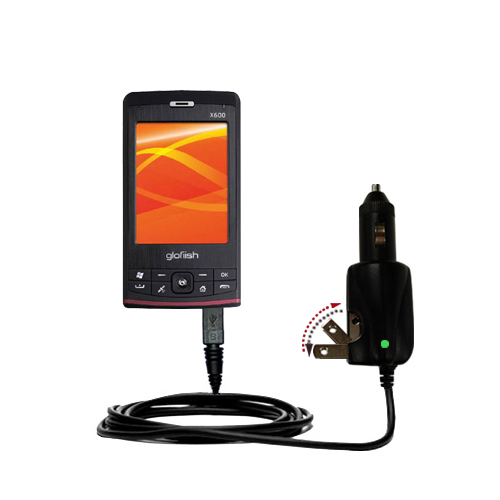 Car & Home 2 in 1 Charger compatible with the ETEN X650 X600