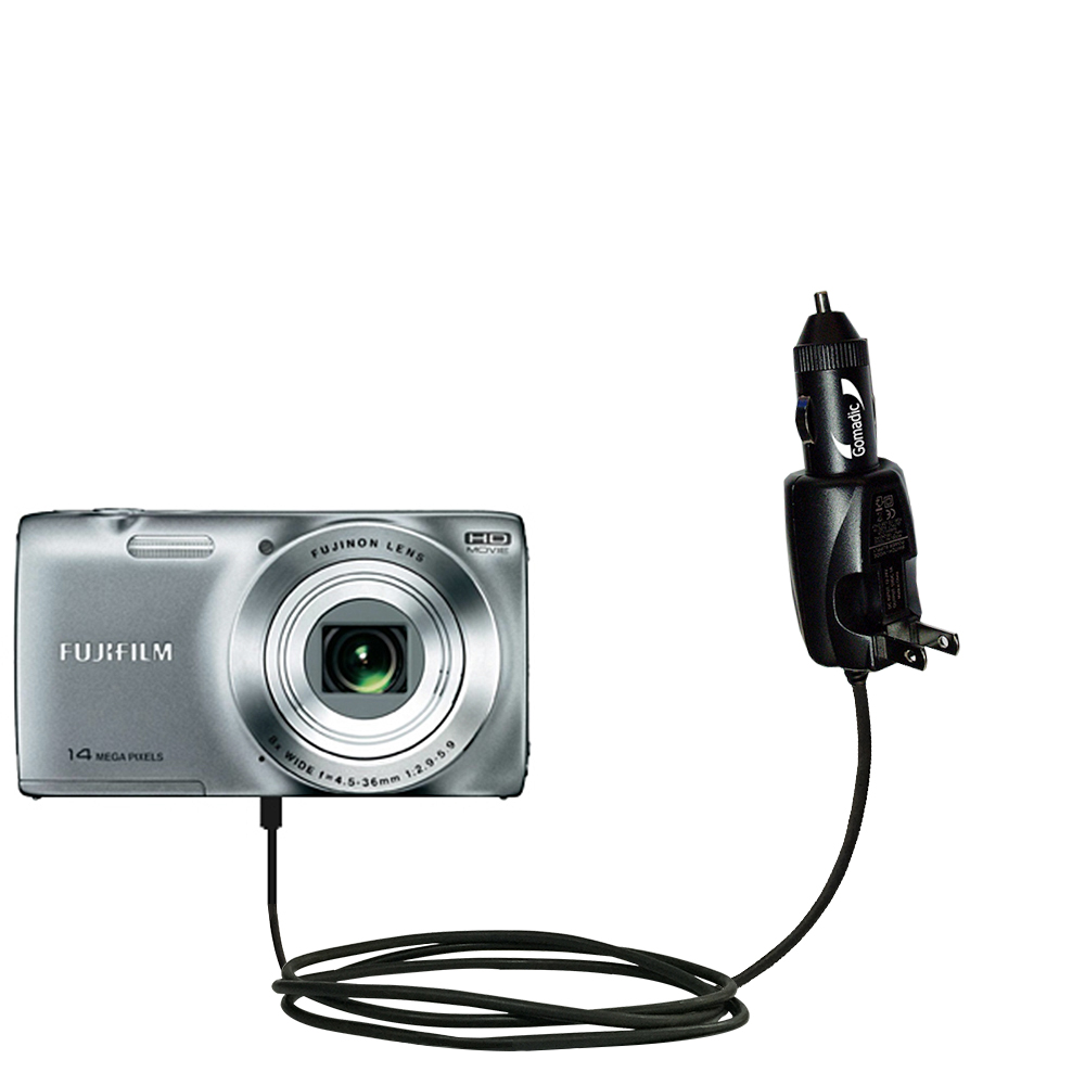 Car & Home 2 in 1 Charger compatible with the Fujifilm Finepix JZ100 JZ110 JZ250 JZ260