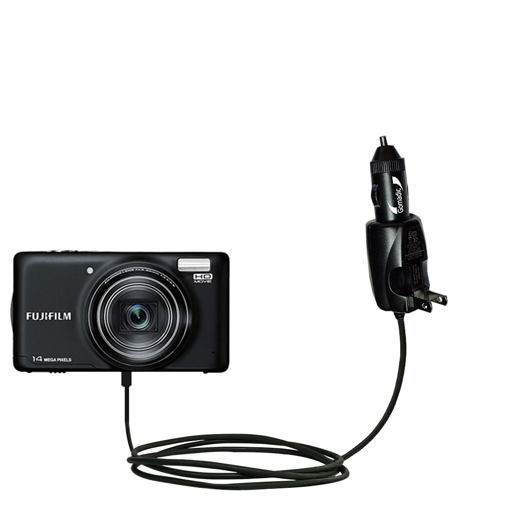 Car & Home 2 in 1 Charger compatible with the Fujifilm Finepix T350 T360 T400