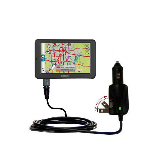Car & Home 2 in 1 Charger compatible with the Garmin dezl 560 560LT 560LMT