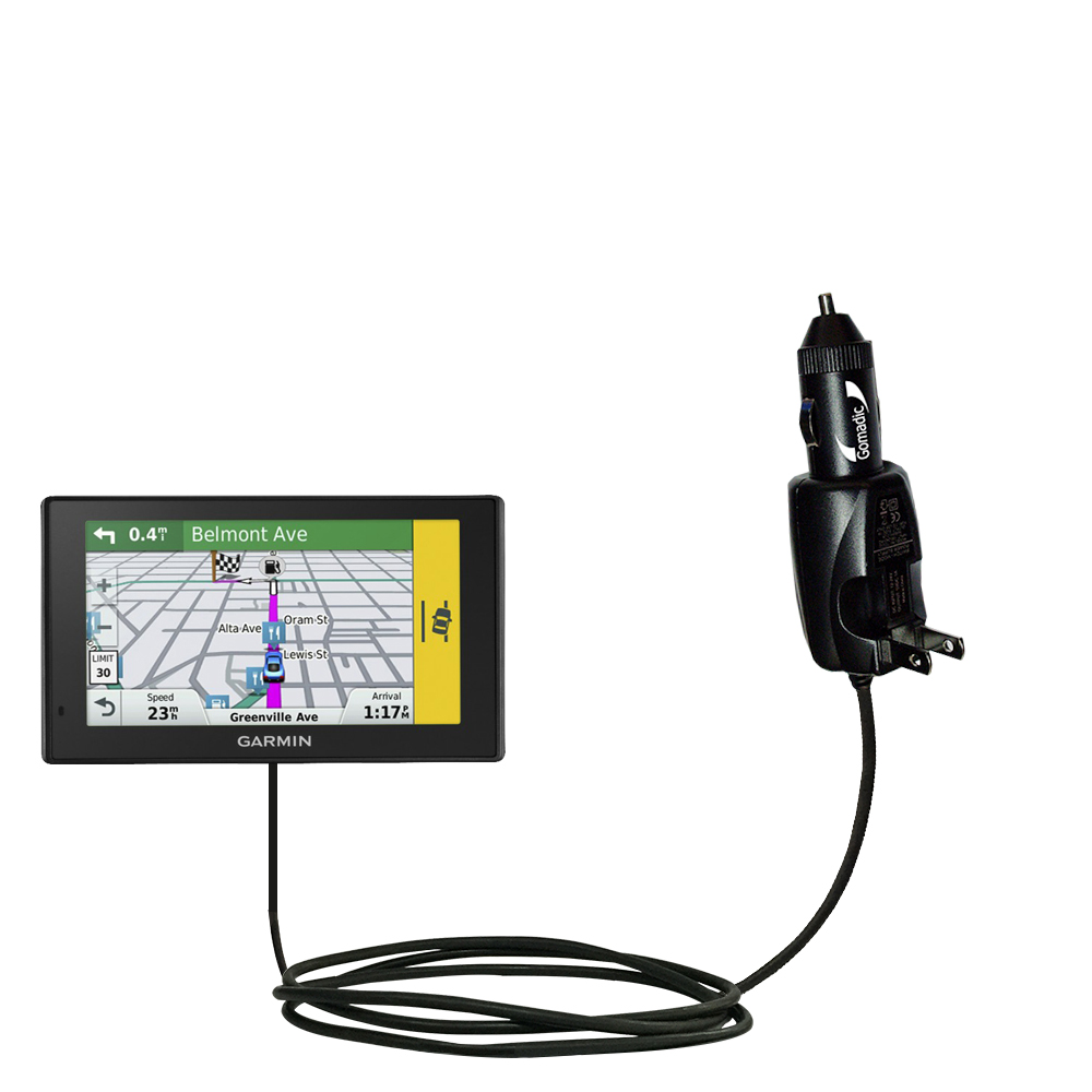 Car & Home 2 in 1 Charger compatible with the Garmin DriveAssist 50LMT