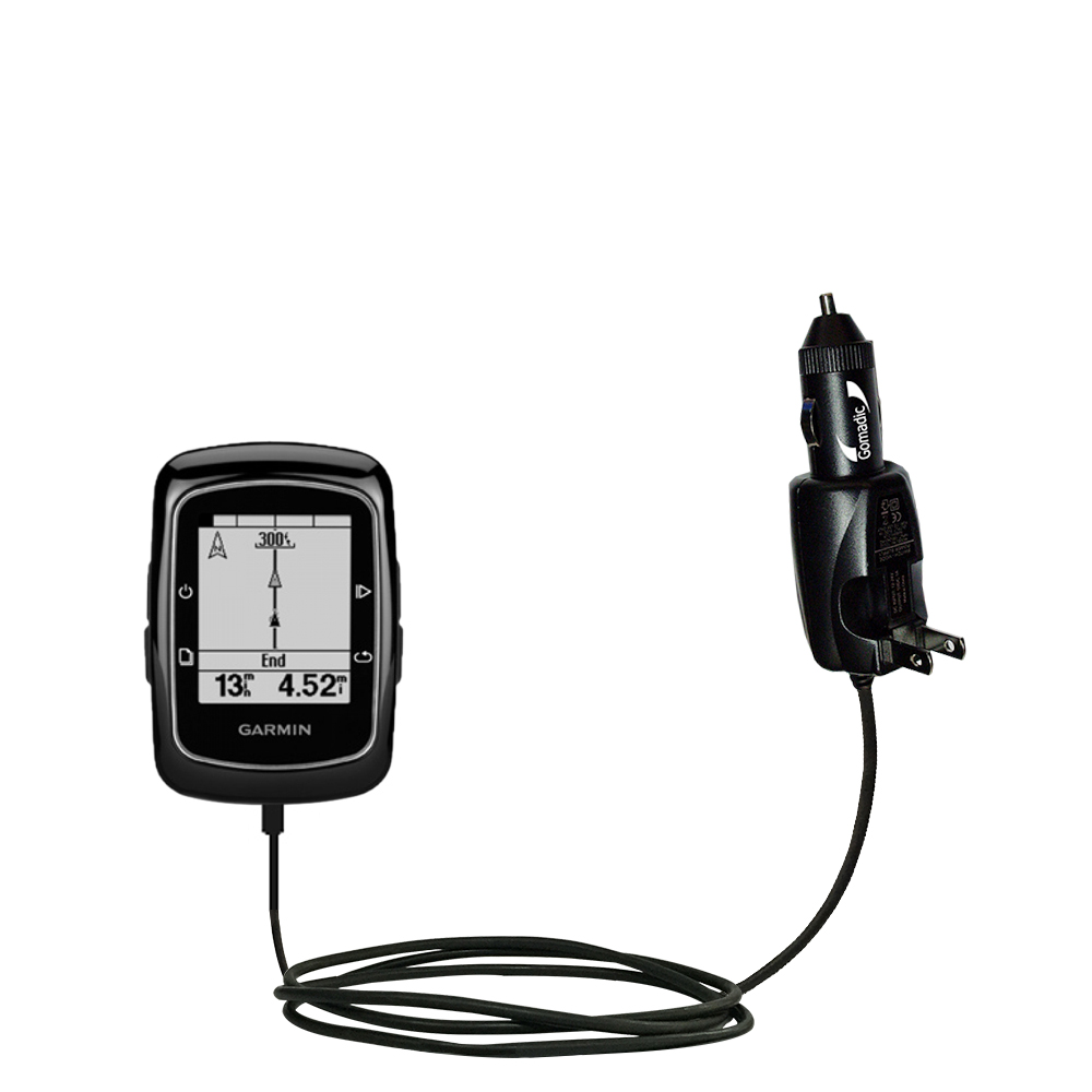Car & Home 2 in 1 Charger compatible with the Garmin EDGE 200