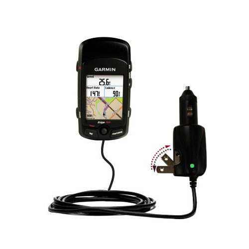 Car & Home 2 in 1 Charger compatible with the Garmin Edge 705