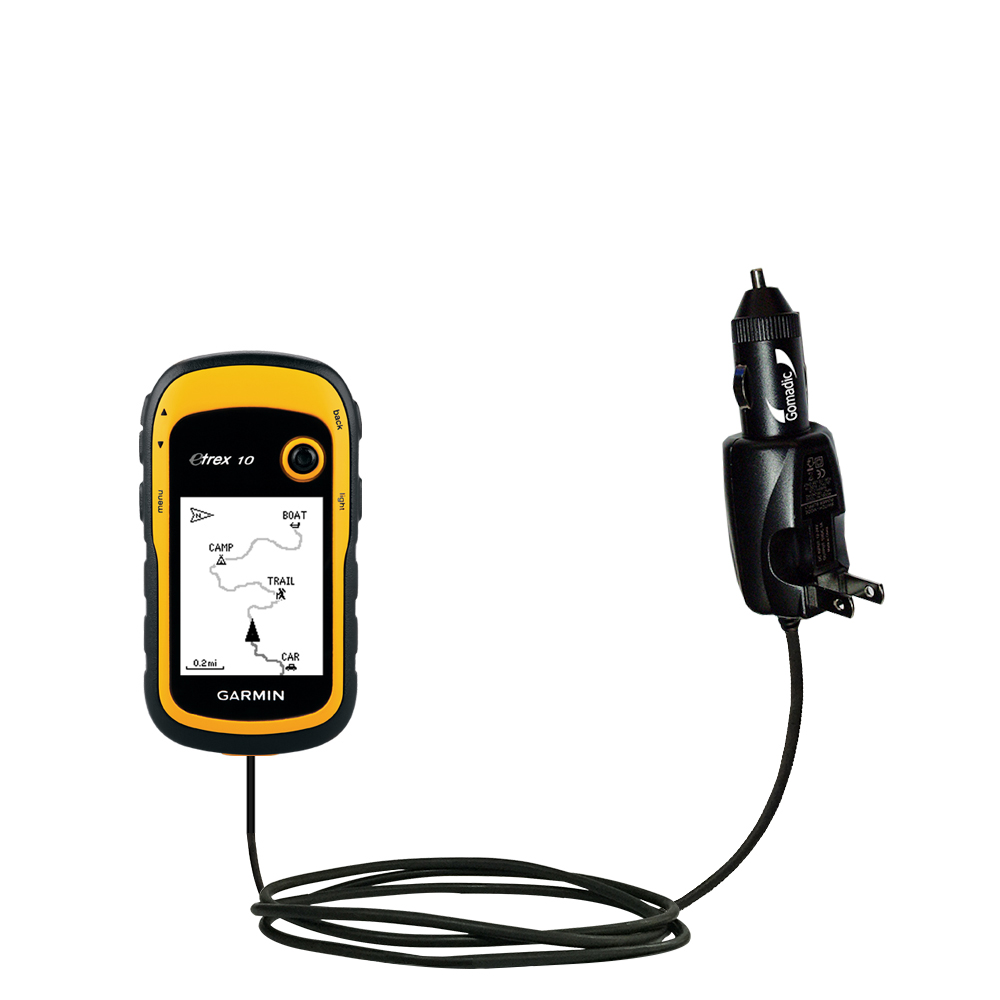 Car & Home 2 in 1 Charger compatible with the Garmin etrex 10 20 30