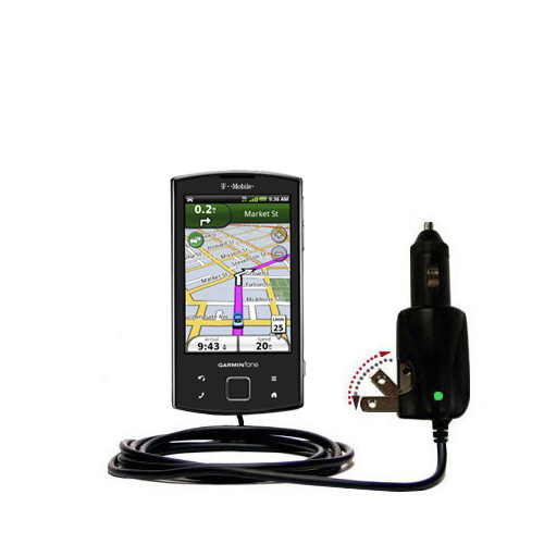 Car & Home 2 in 1 Charger compatible with the Garmin Garminfone