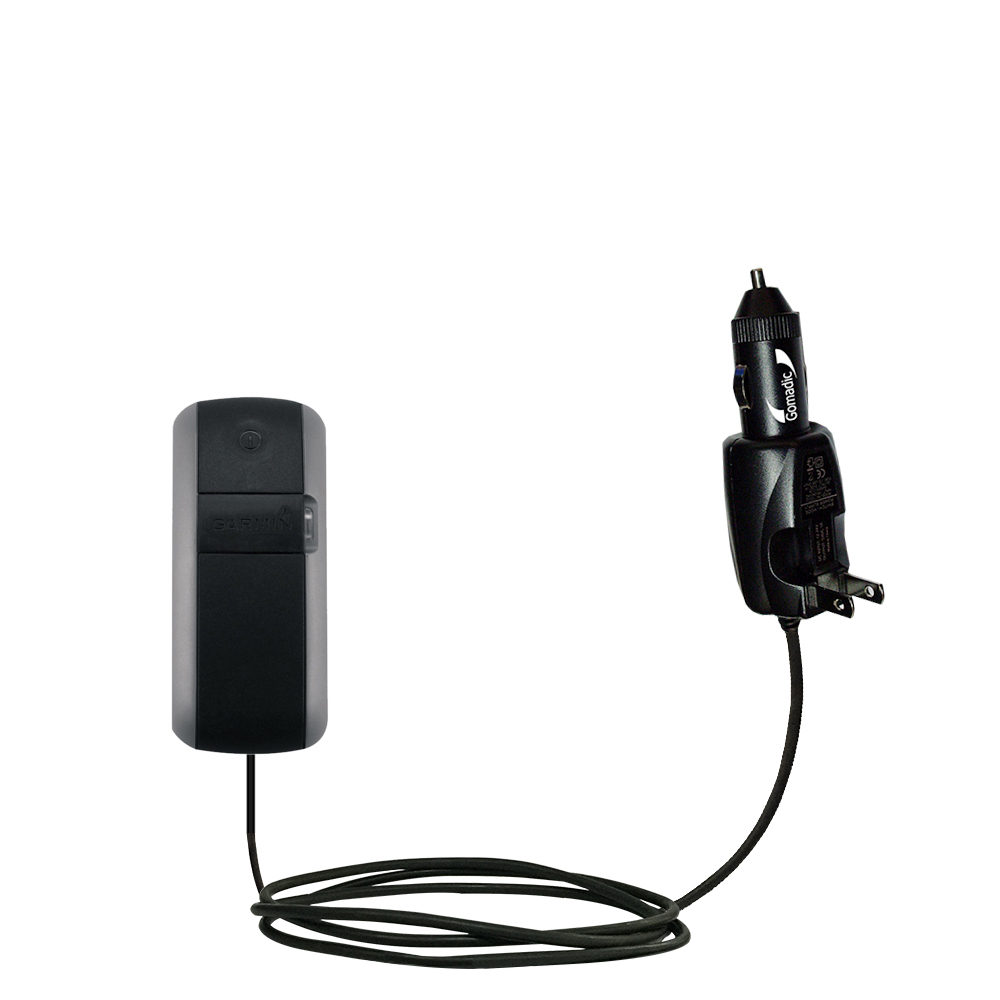 Car & Home 2 in 1 Charger compatible with the Garmin GTU 10